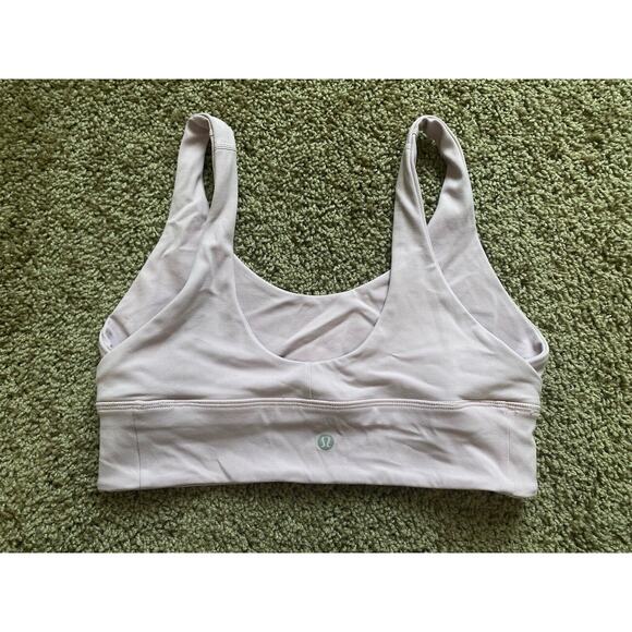 Lululemon Women's Align Bra Shine Light Support A / B Cup Grey Size 10 - Picture 2 of 3